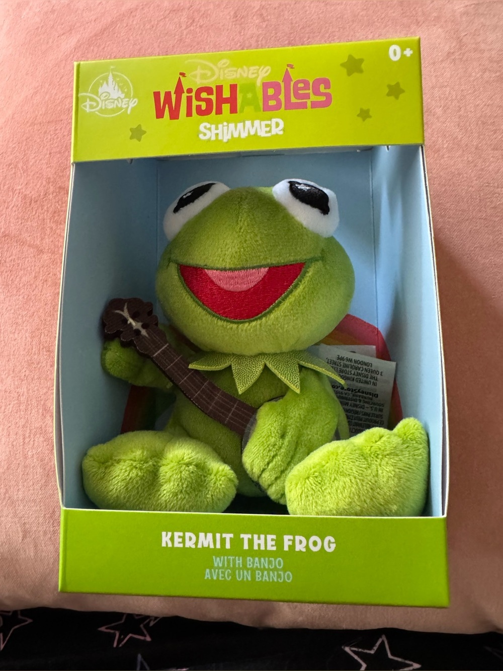 2026 Disney Parks Wishables Shimmer Muppets Kermit Frog & Banjo - LE 5000
